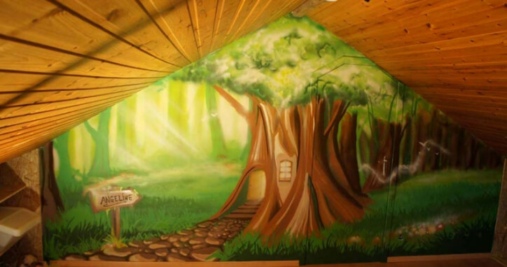 Idées de thèmes pour une fresque murale de chambre d'enfant